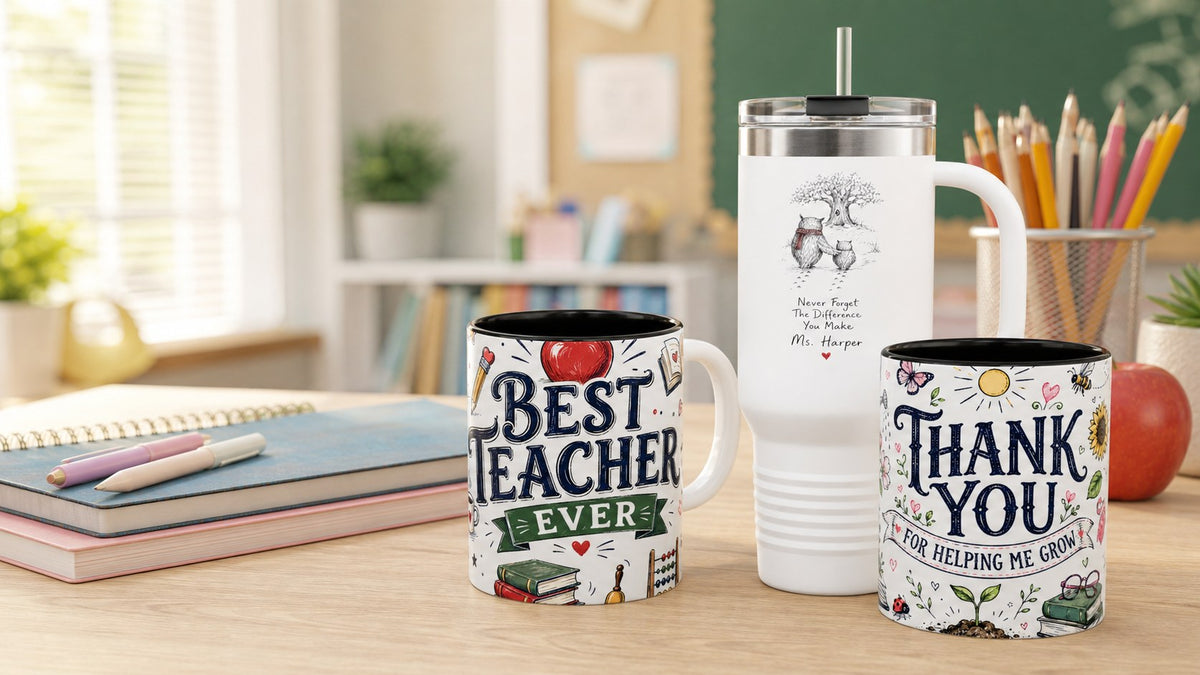 EveryLegend teacher appreciation mugs and tumbler gift guide