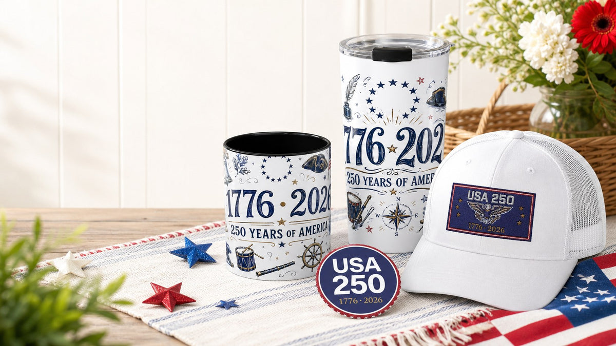 EveryLegend USA 250 mug tumbler pin and cap gift guide