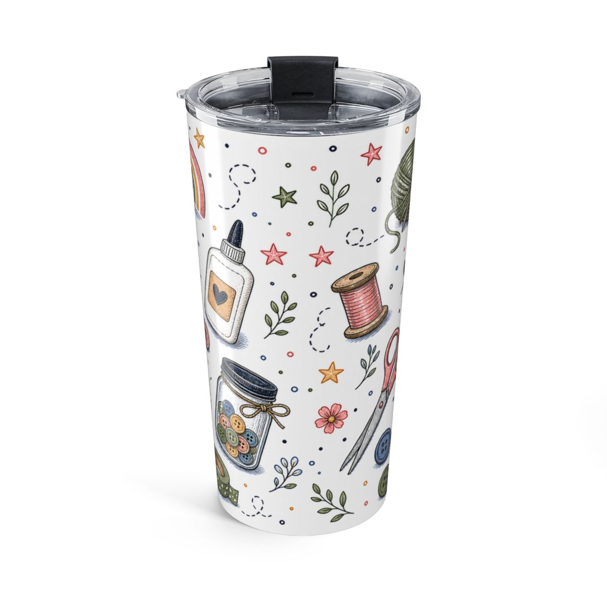 Craft Room Coffee 20oz Tumbler | Craft Lover Gift | Insulated Stainless Steel Travel Cup