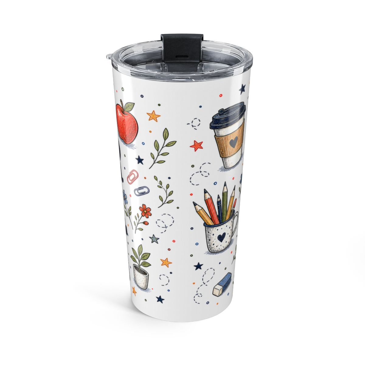 Teacher Fuel 20oz Tumbler | Teacher Coffee Tumbler | Insulated Stainless Steel Travel Cup