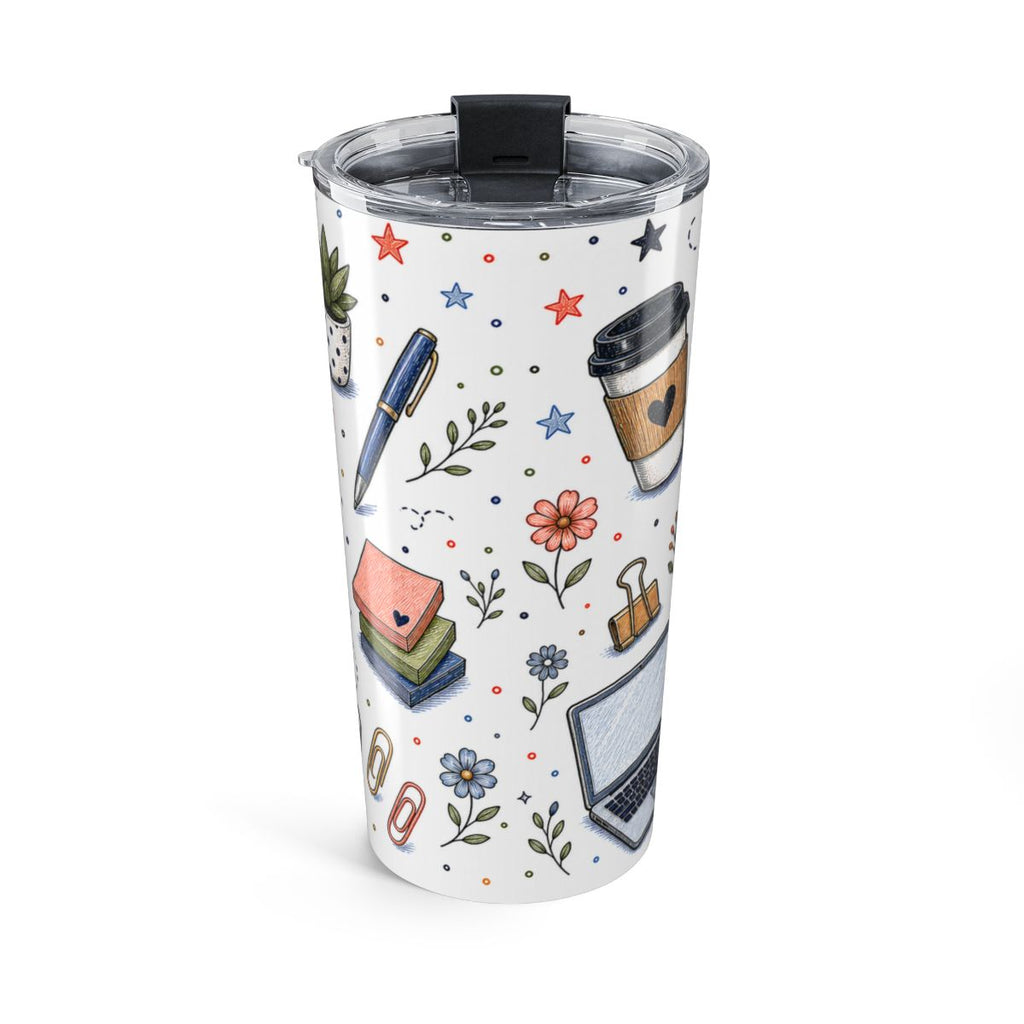 Work Bestie Fuel 20oz Tumbler | Coworker Gift | Insulated Stainless Steel Travel Cup