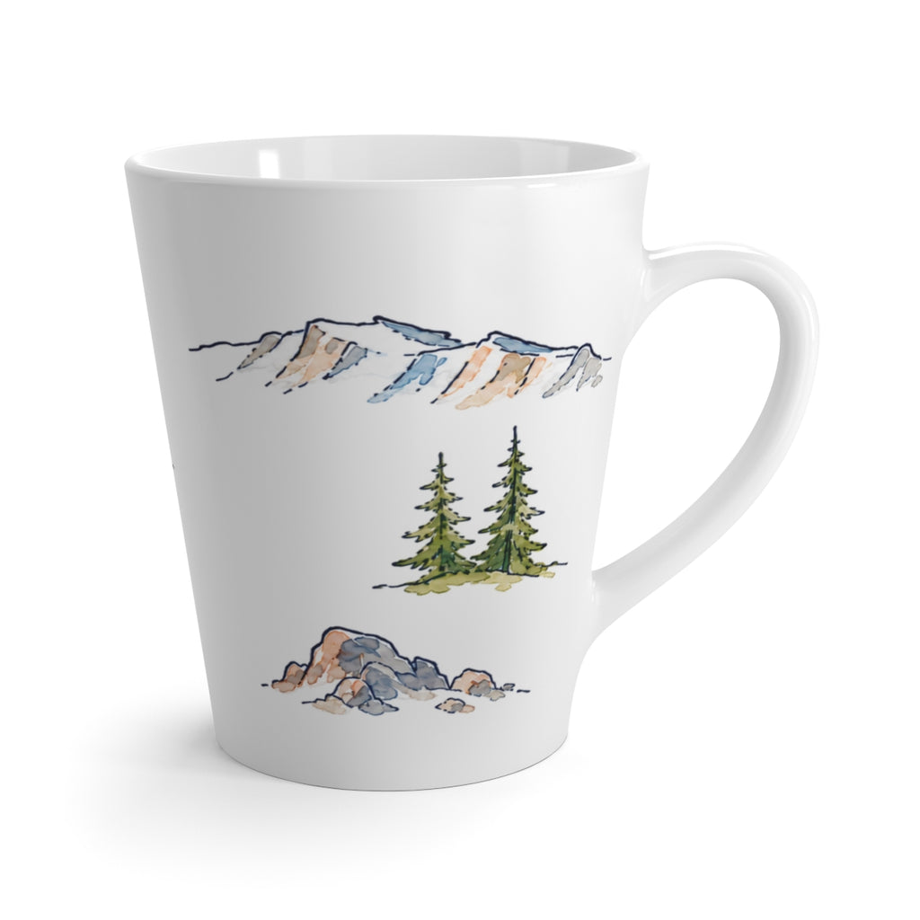 Crater Lake National Park Latte Mug — right view