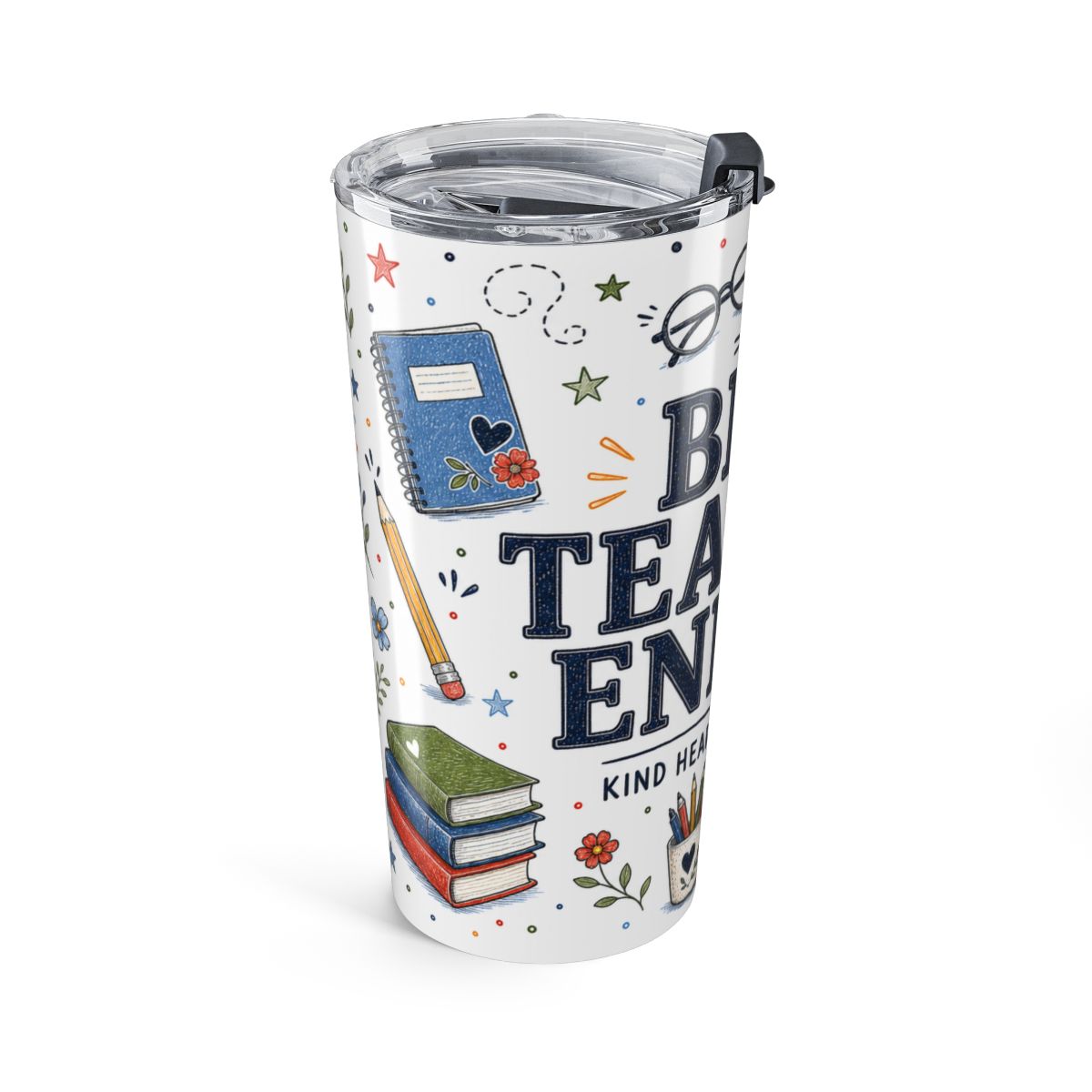 Best Teacher Energy 20oz Tumbler | Teacher Appreciation Gift | Insulated Stainless Steel Travel Cup