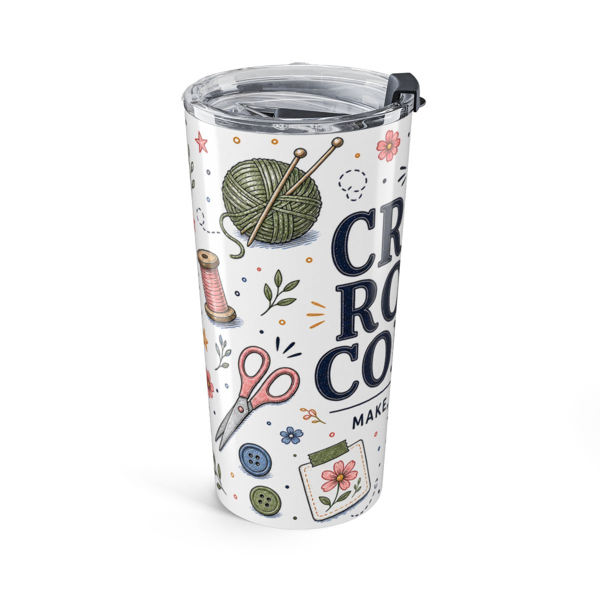 Craft Room Coffee 20oz Tumbler | Craft Lover Gift | Insulated Stainless Steel Travel Cup