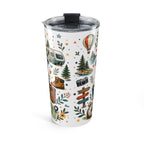 Retirement Plan Coffee And Adventures 20oz Tumbler | Travel Retirement Gift | Insulated Stainless Steel Travel Cup