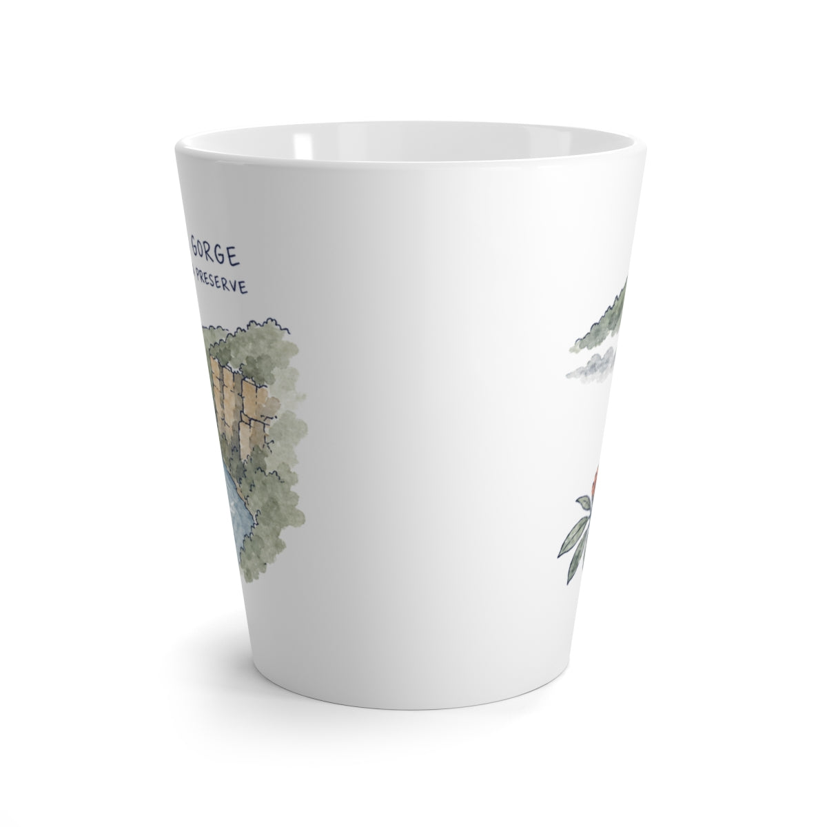New River Gorge National Park Latte Mug — front view