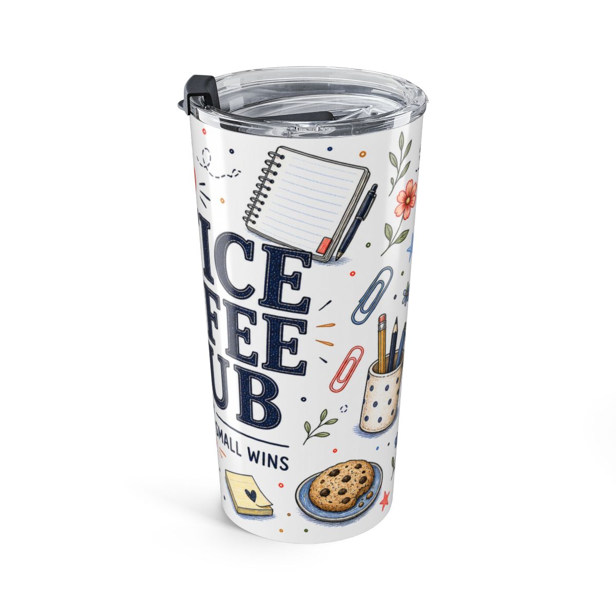 Office Coffee Club 20oz Tumbler | Coworker Coffee Gift | Insulated Stainless Steel Travel Cup