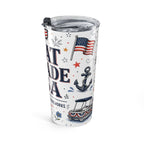 Boat Parade USA 20oz Tumbler | 4th of July Lake Tumbler | Insulated Stainless Steel Travel Cup
