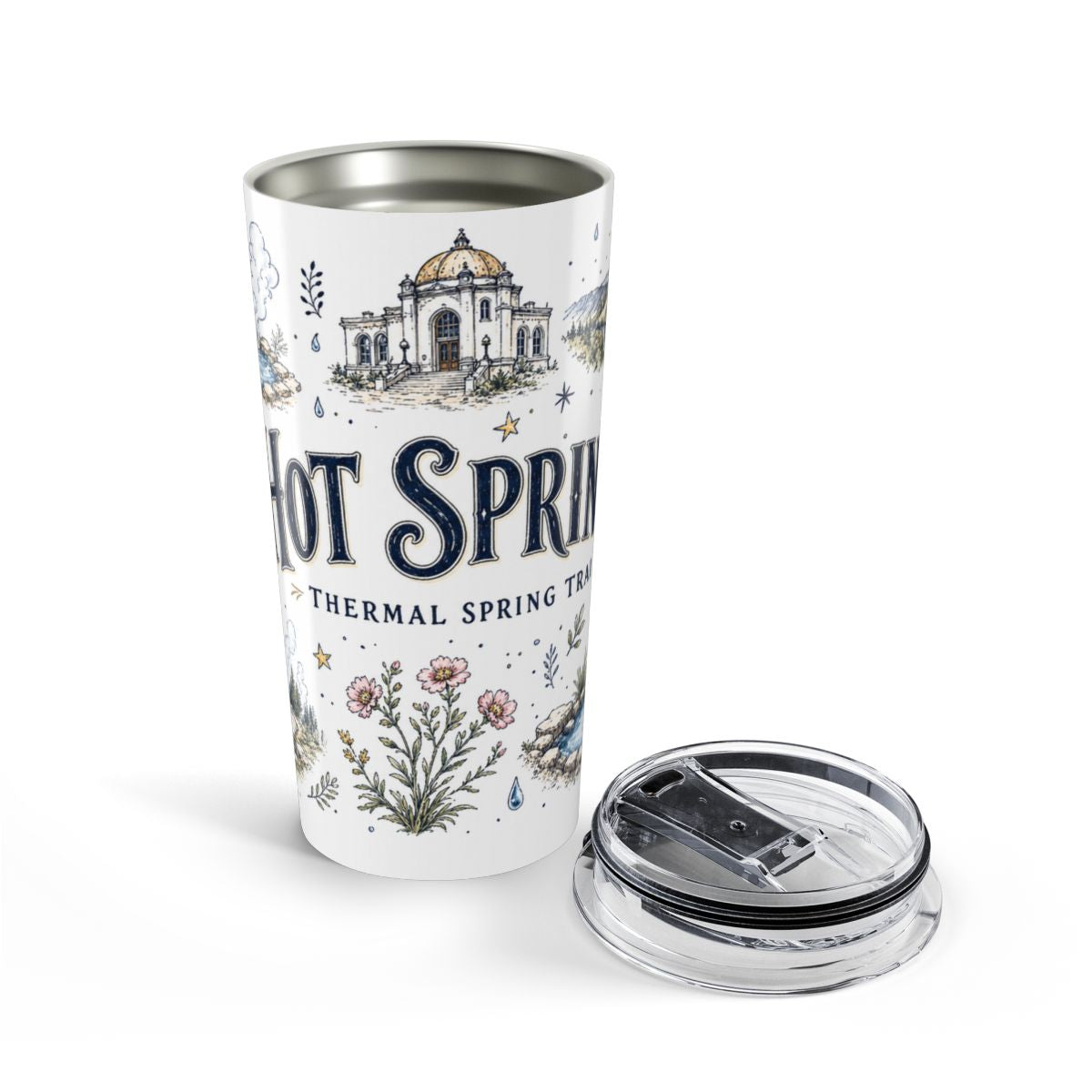 Hot Springs National Park 20oz Tumbler | Arkansas Thermal Spring Spa Gift | Insulated Stainless Steel Travel Cup