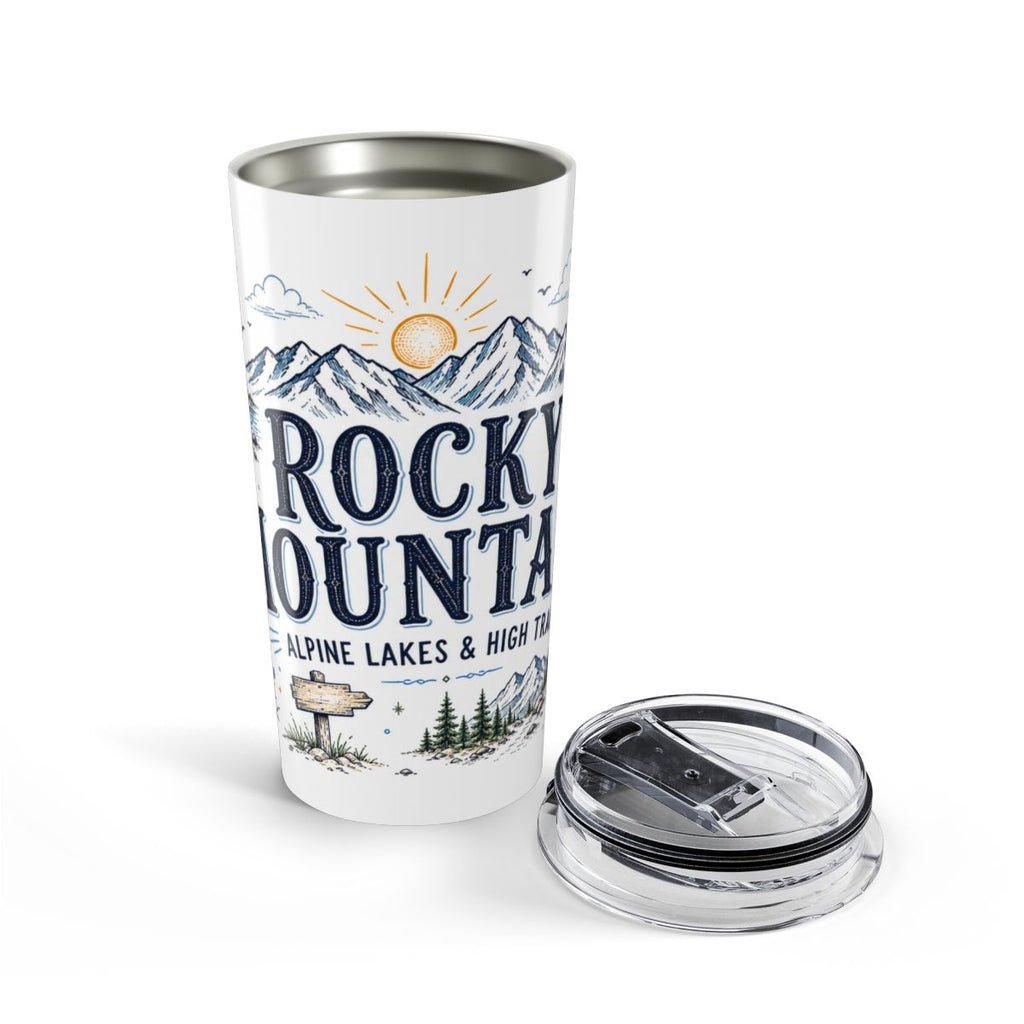Rocky Mountain National Park 20oz Tumbler | Colorado Hiking Gift | Insulated Stainless Steel Travel Cup
