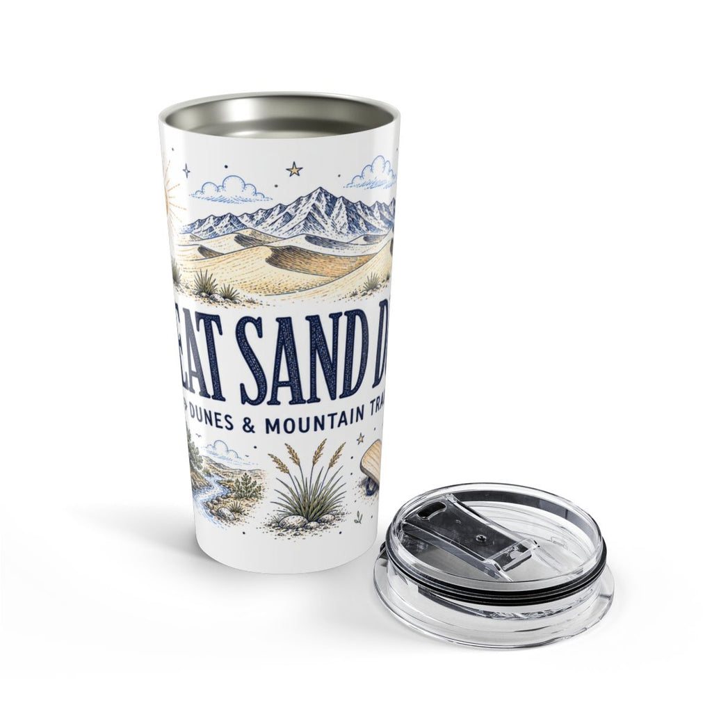 Great Sand Dunes National Park 20oz Tumbler | Colorado Desert Mountain Dunes Gift | Insulated Stainless Steel Travel Cup
