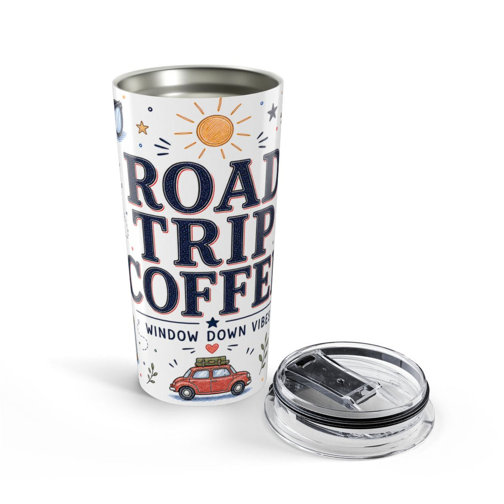 Road Trip Coffee 20oz Tumbler | Travel Lover Gift | Insulated Stainless Steel Travel Cup