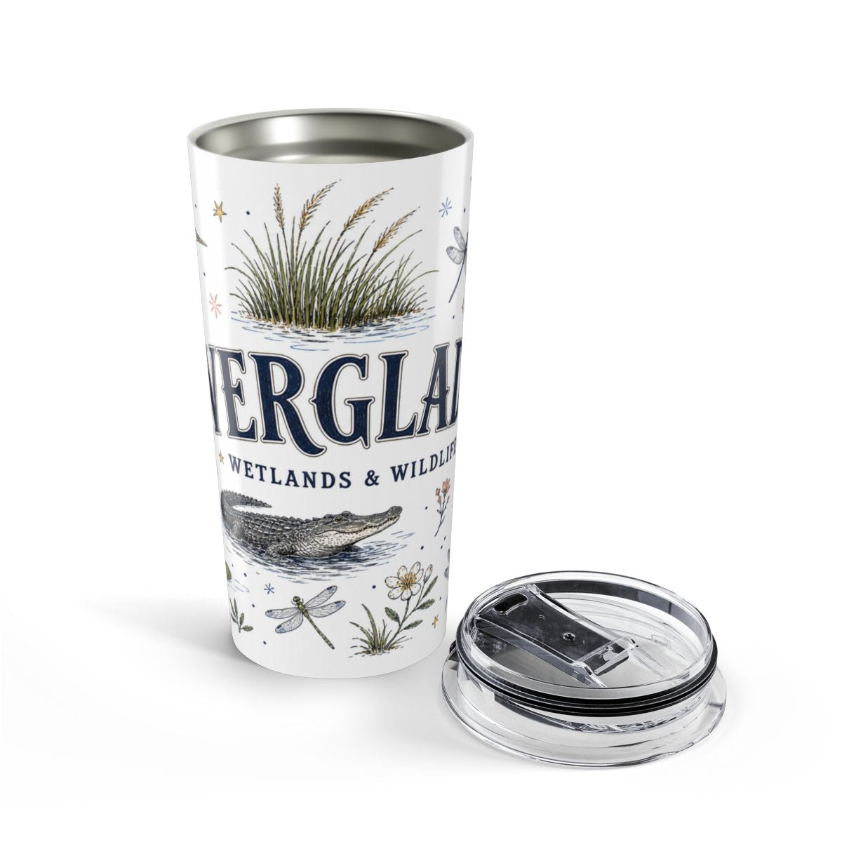 Everglades National Park 20oz Tumbler | Florida Wetlands Wildlife Kayak Gift | Insulated Stainless Steel Travel Cup