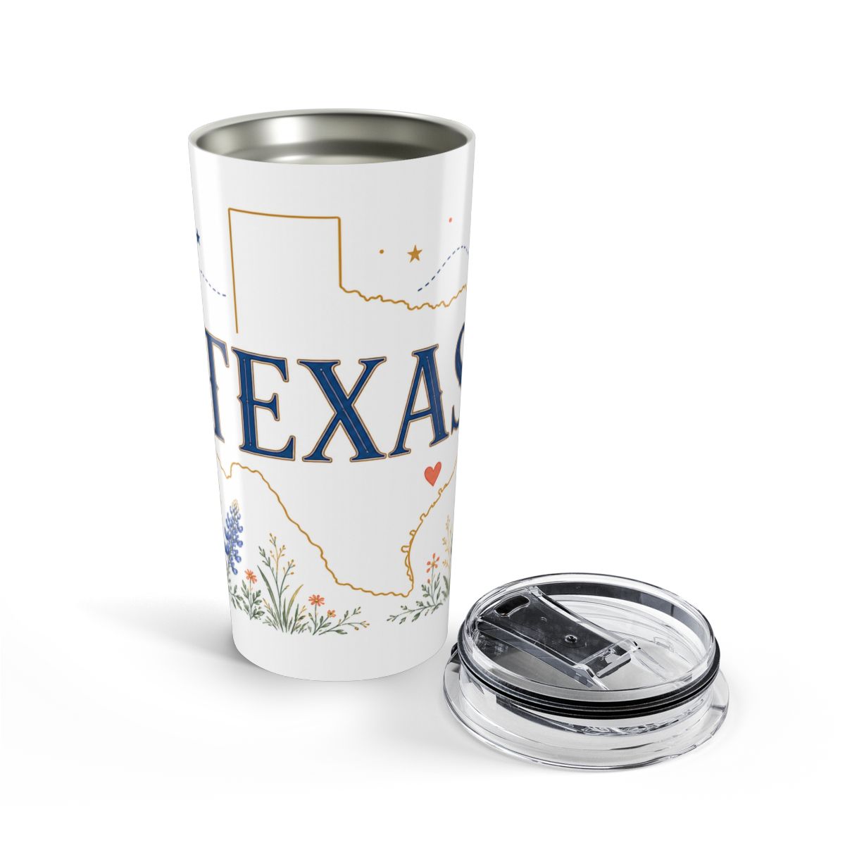 Texas State Flower 20oz Tumbler | Texas Botanical Gift | Insulated Stainless Steel Travel Cup