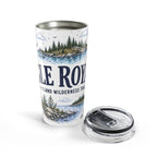 Isle Royale National Park 20oz Tumbler | Michigan Island Wilderness Hiking Gift | Insulated Stainless Steel Travel Cup