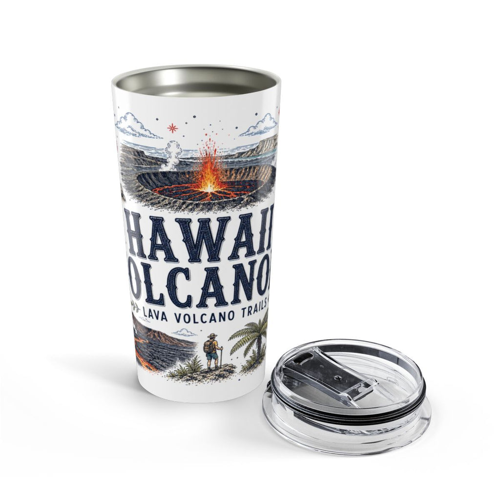 Hawaii Volcanoes National Park 20oz Tumbler | Hawaii Big Island Lava Volcano Gift | Insulated Stainless Steel Travel Cup