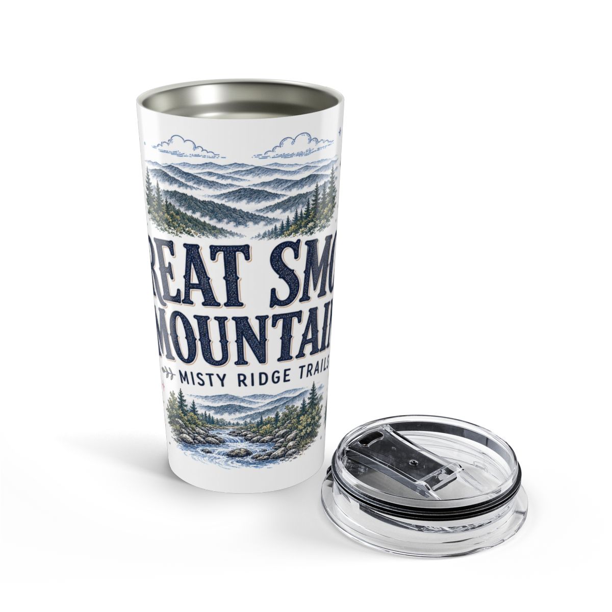 Great Smoky Mountains 20oz Tumbler | National Park Hiking Gift | Insulated Stainless Steel Travel Cup