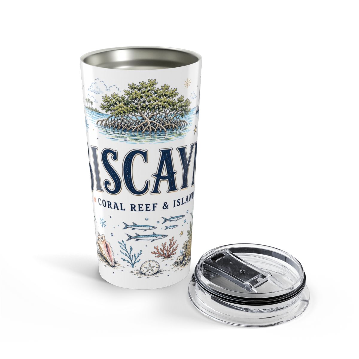 Biscayne National Park 20oz Tumbler | Florida Coral Reef Marine Gift | Insulated Stainless Steel Travel Cup