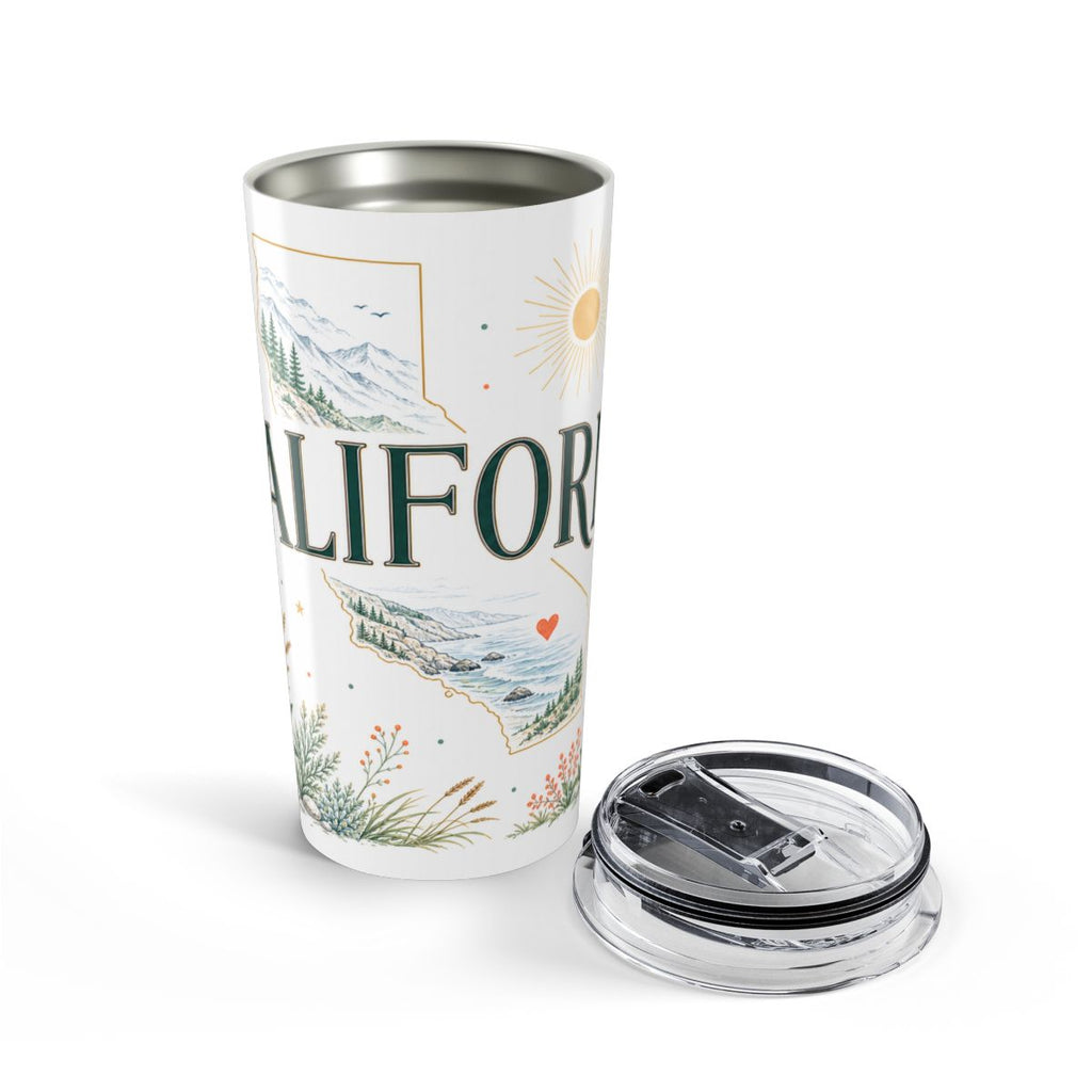 California State Flower 20oz Tumbler | California Botanical Gift | Insulated Stainless Steel Travel Cup
