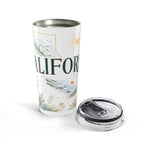 California State Flower 20oz Tumbler | California Botanical Gift | Insulated Stainless Steel Travel Cup