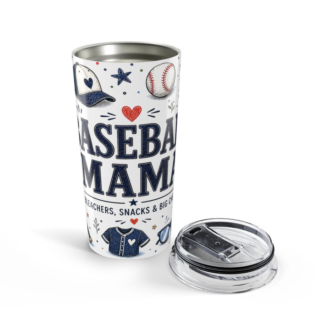 Baseball Mama 20oz Tumbler | Baseball Mom Gift | Insulated Stainless Steel Travel Cup