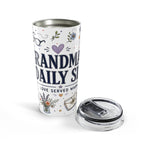 Grandma Daily Sip 20oz Tumbler | Grandma Gift | Insulated Stainless Steel Travel Cup