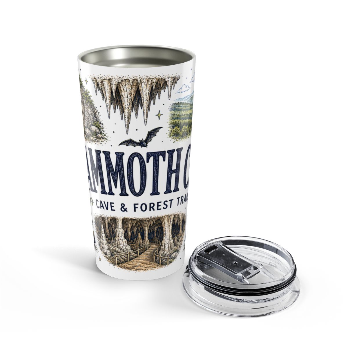 Mammoth Cave National Park 20oz Tumbler | Kentucky Cave Exploration Hiking Gift | Insulated Stainless Steel Travel Cup