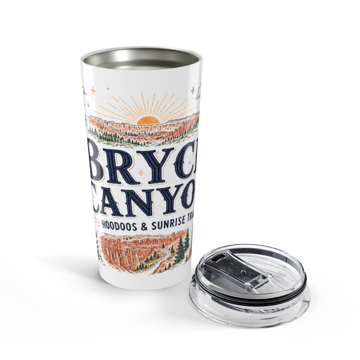 Bryce Canyon National Park 20oz Tumbler | Utah Hiking Gift | Insulated Stainless Steel Travel Cup