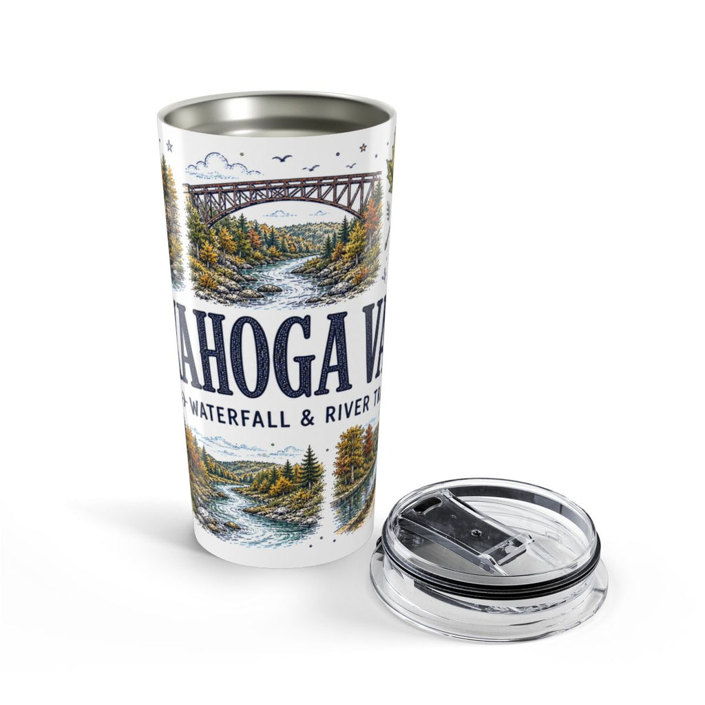 Cuyahoga Valley National Park 20oz Tumbler | Ohio River Valley Waterfall Gift | Insulated Stainless Steel Travel Cup