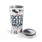 Soccer Sideline Mom 20oz Tumbler | Soccer Mom Gift | Insulated Stainless Steel Travel Cup