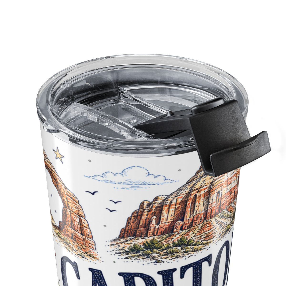 Capitol Reef National Park 20oz Tumbler | Utah Sandstone Canyon Hiking Gift | Insulated Stainless Steel Travel Cup