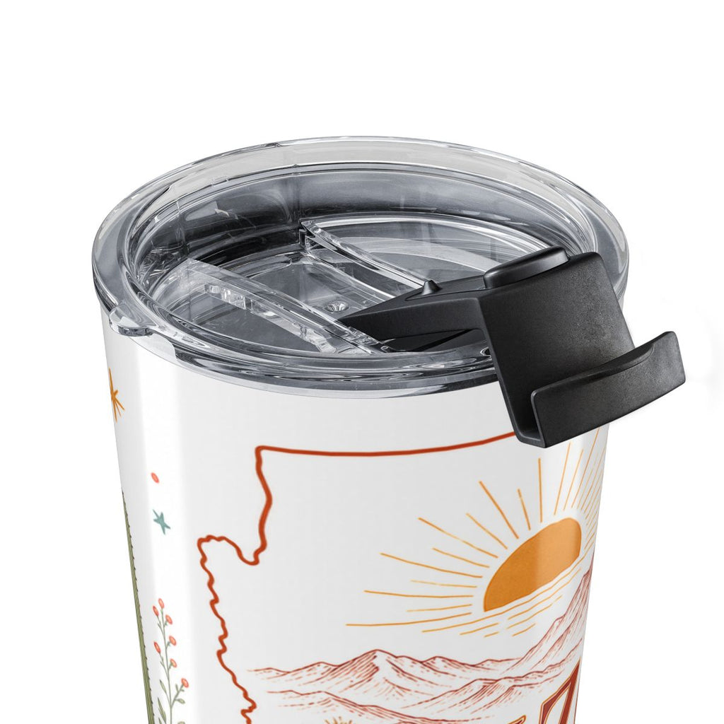Arizona State Flower 20oz Tumbler | Arizona Botanical Gift | Insulated Stainless Steel Travel Cup