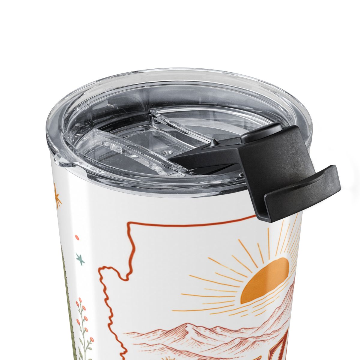 Arizona State Flower 20oz Tumbler | Arizona Botanical Gift | Insulated Stainless Steel Travel Cup