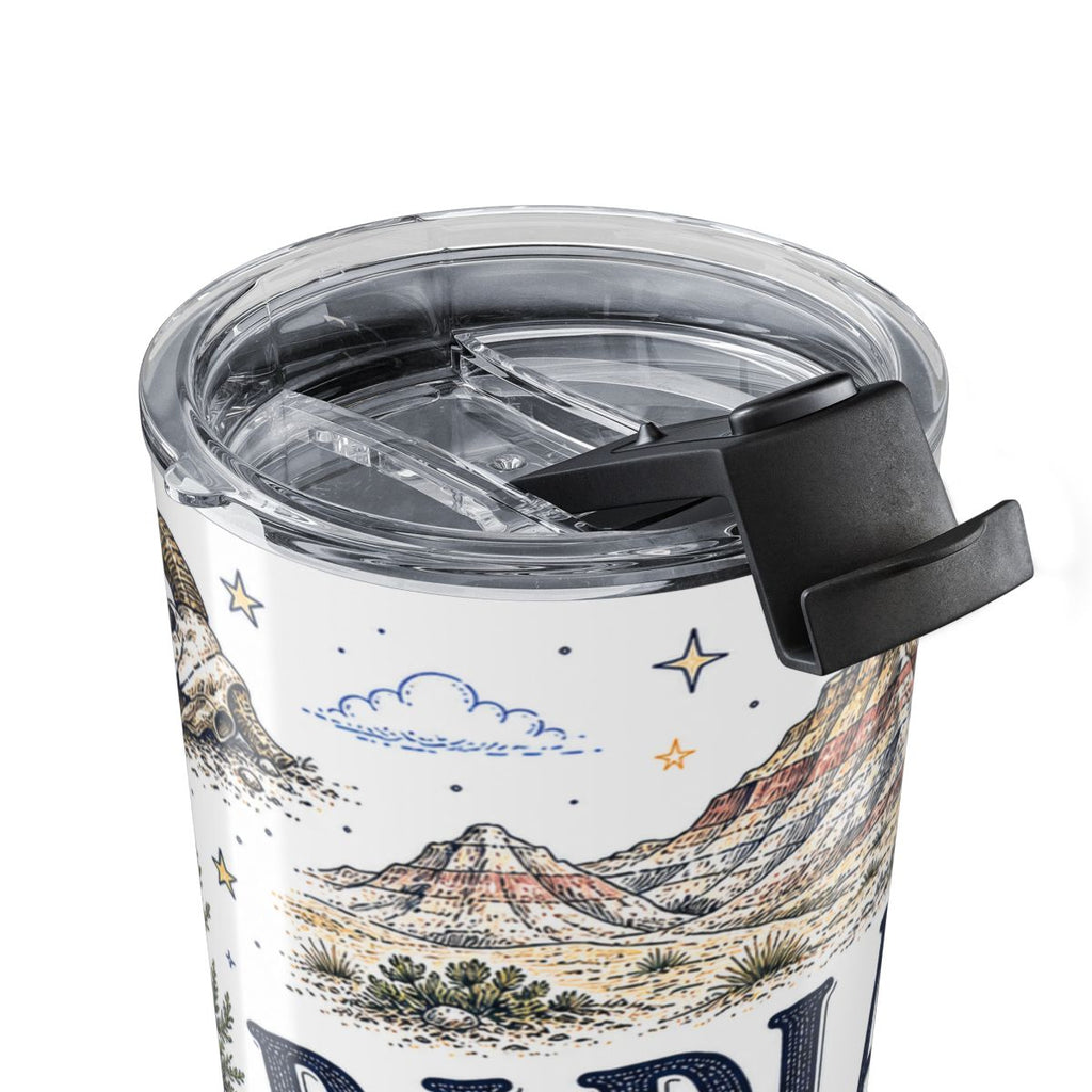 Badlands National Park 20oz Tumbler | South Dakota Prairie Fossil Hiking Gift | Insulated Stainless Steel Travel Cup