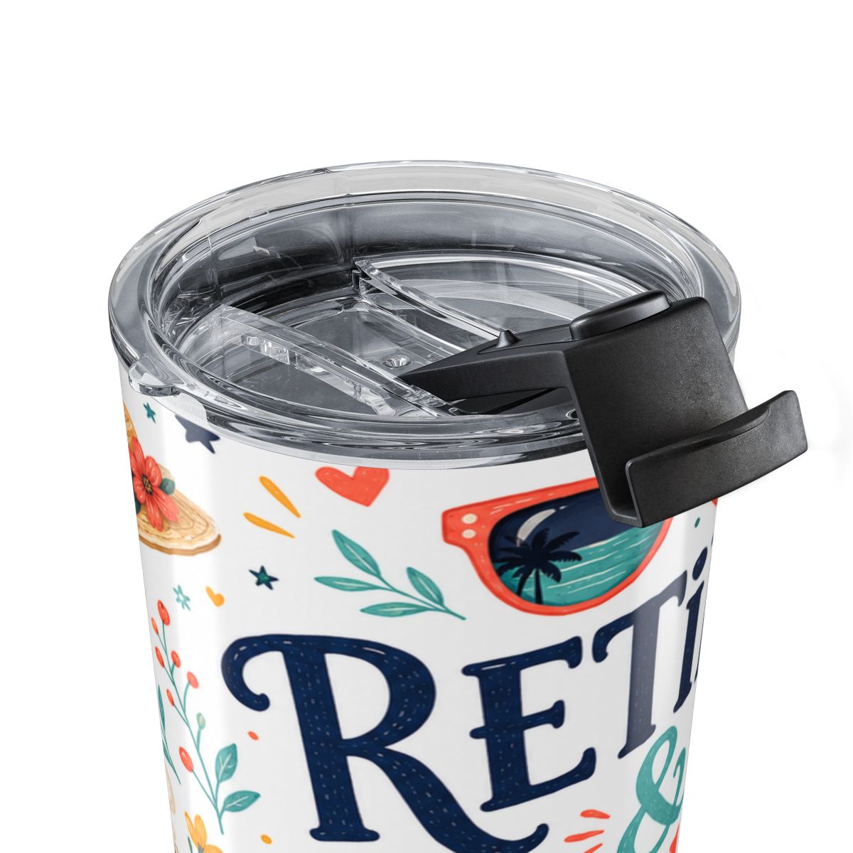 Retired and Fabulous 20oz Tumbler | Bright Retirement Gift | Insulated Stainless Steel Travel Cup