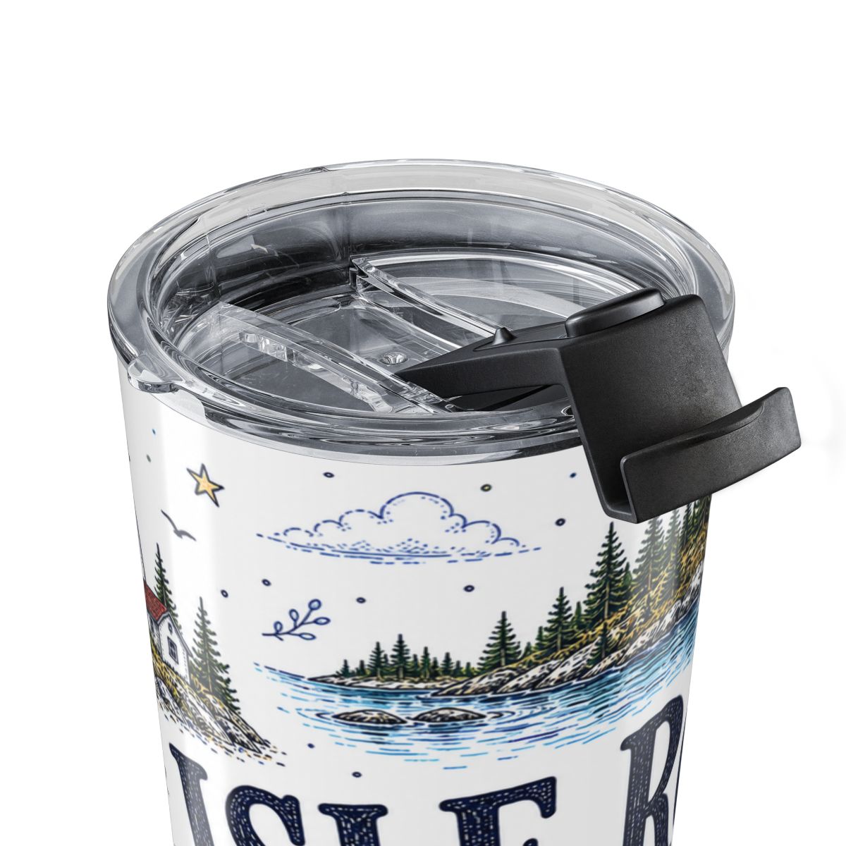 Isle Royale National Park 20oz Tumbler | Michigan Island Wilderness Hiking Gift | Insulated Stainless Steel Travel Cup
