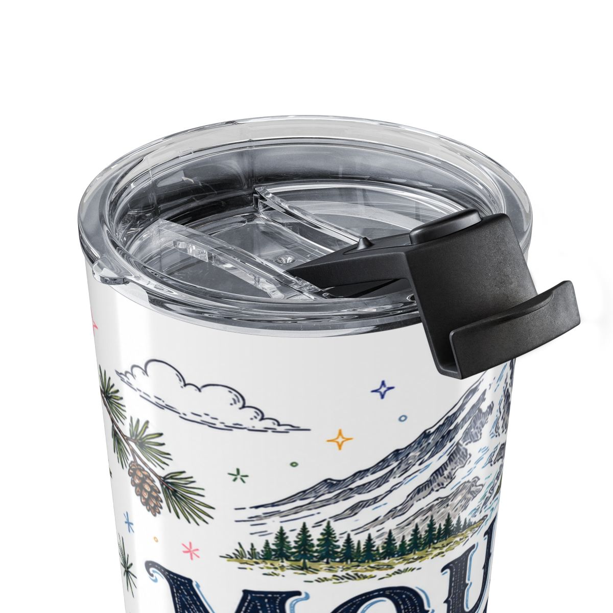 Mount Rainier National Park 20oz Tumbler | Washington Mountain Gift | Insulated Stainless Steel Travel Cup