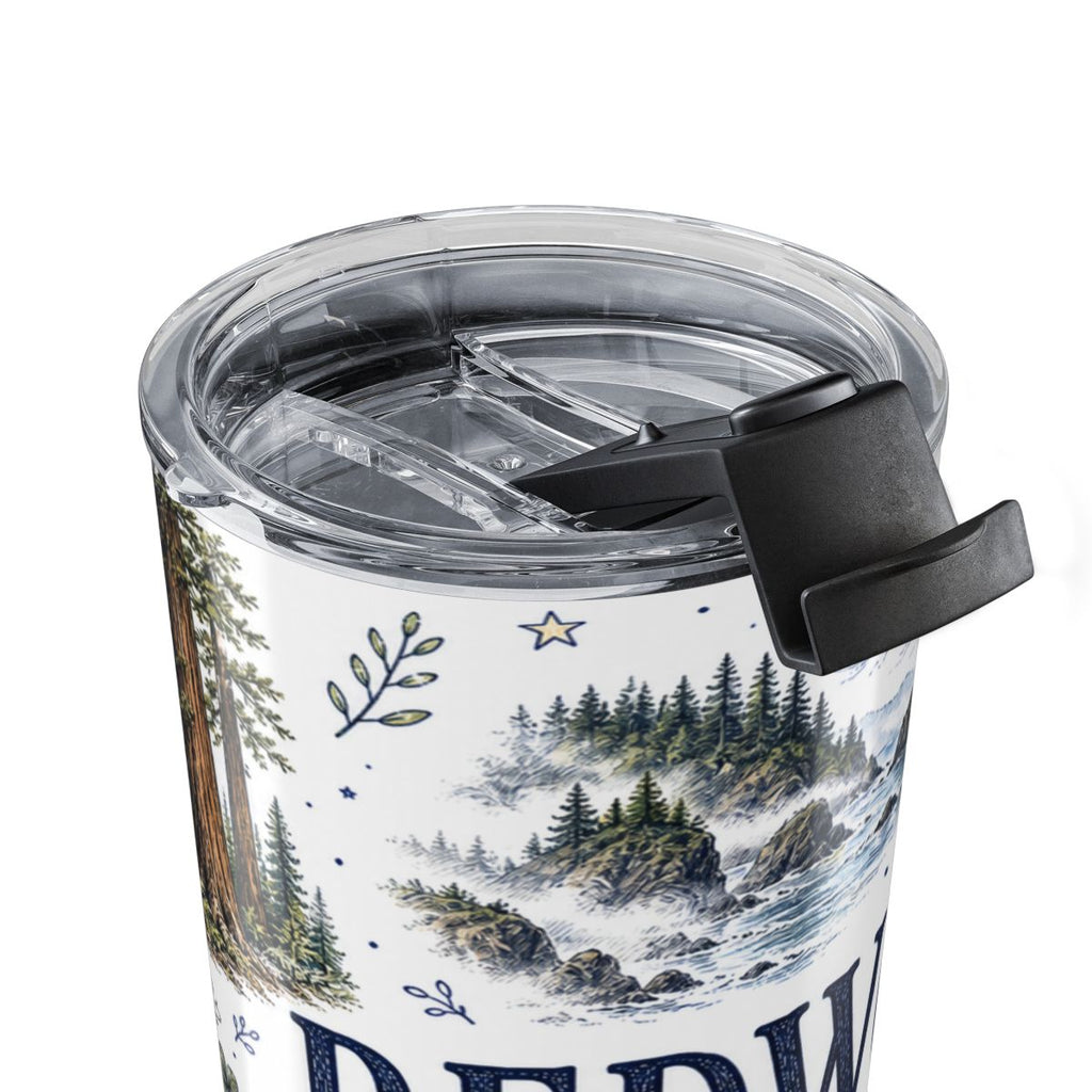 Redwood National Park 20oz Tumbler | California Coastal Forest Hiking Gift | Insulated Stainless Steel Travel Cup