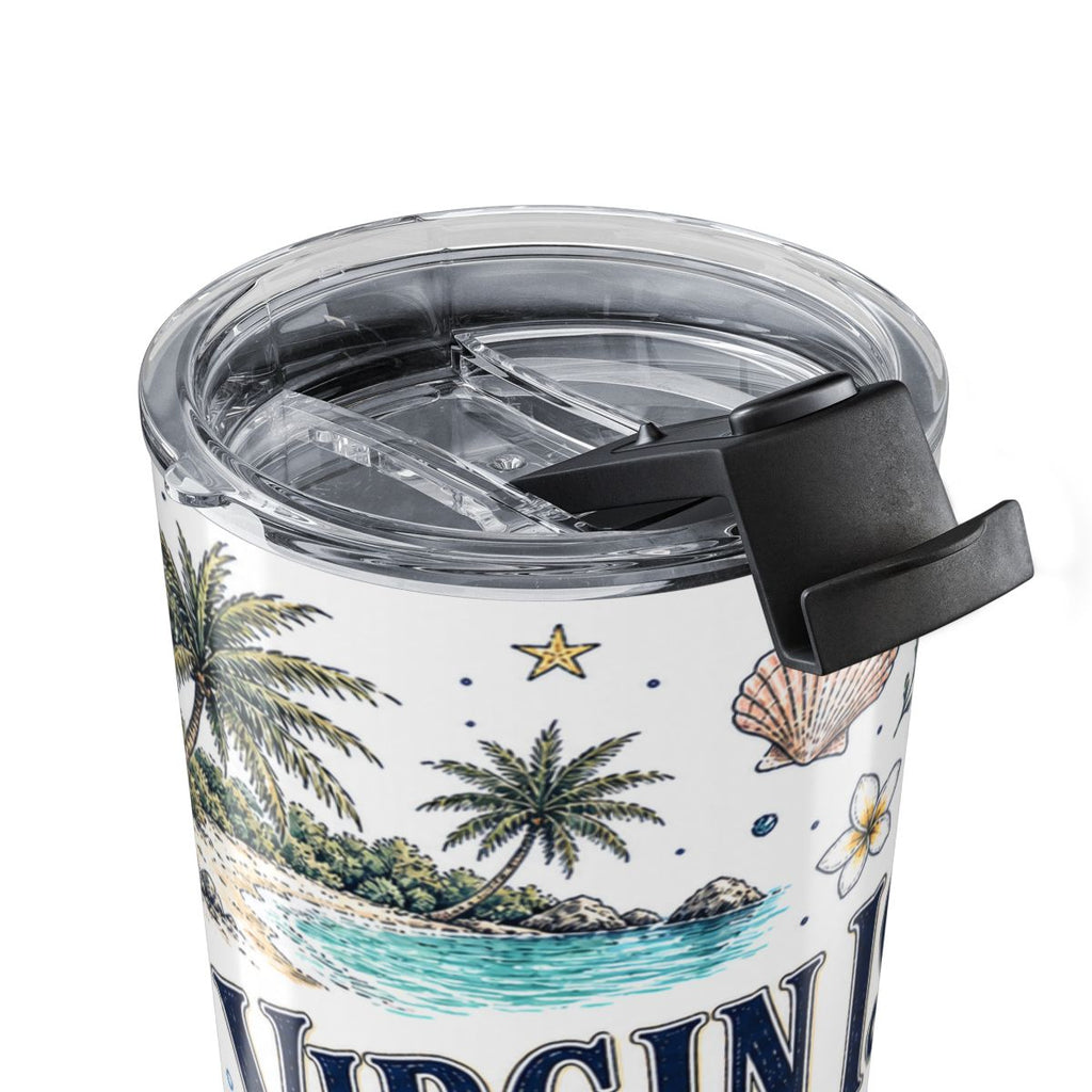 Virgin Islands National Park 20oz Tumbler | Caribbean Beach Snorkeling Reef Gift | Insulated Stainless Steel Travel Cup