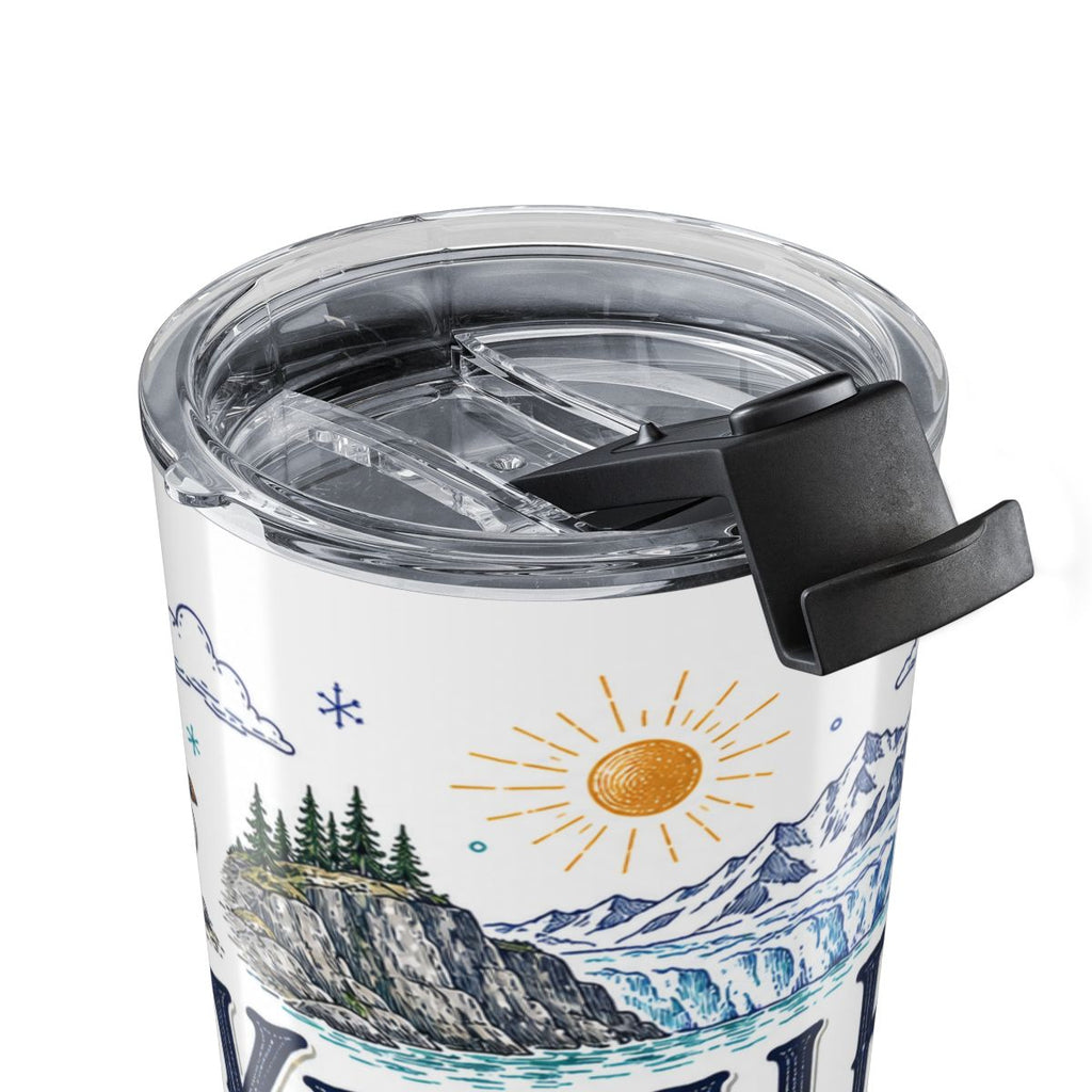 Kenai Fjords National Park 20oz Tumbler | Alaska Coastal Wildlife Hiking Gift | Insulated Stainless Steel Travel Cup