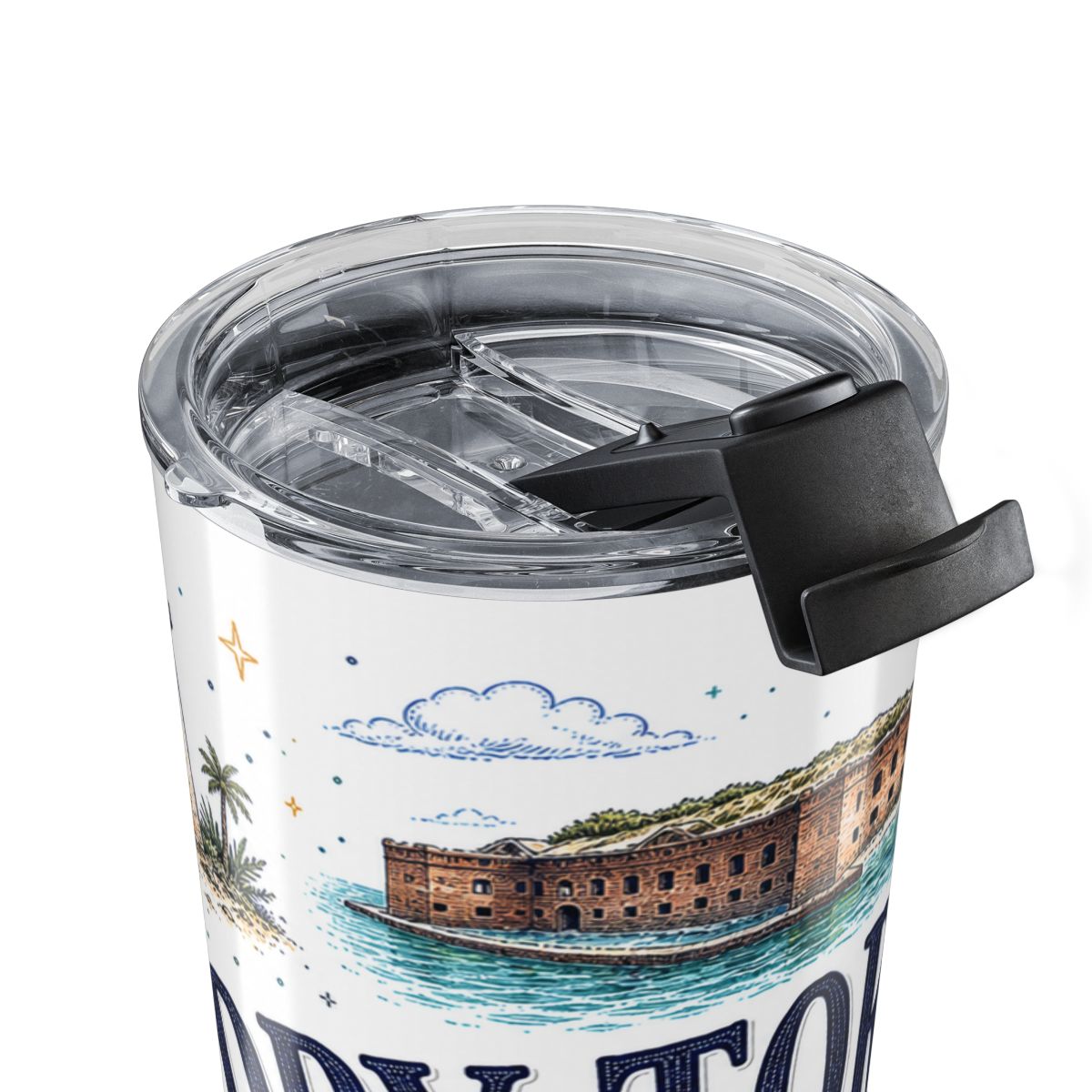 Dry Tortugas National Park 20oz Tumbler | Florida Island Fort Snorkeling Gift | Insulated Stainless Steel Travel Cup