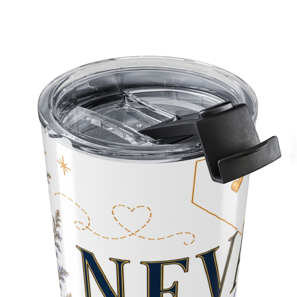 Nevada State Flower 20oz Tumbler | Sagebrush Botanical State Flower Gift | Insulated Stainless Steel Travel Cup