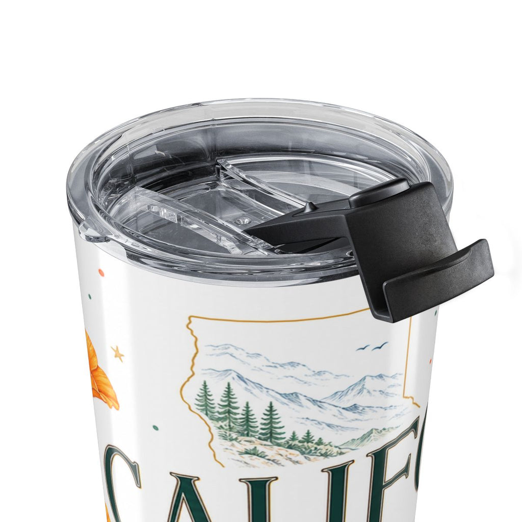 California State Flower 20oz Tumbler | California Botanical Gift | Insulated Stainless Steel Travel Cup