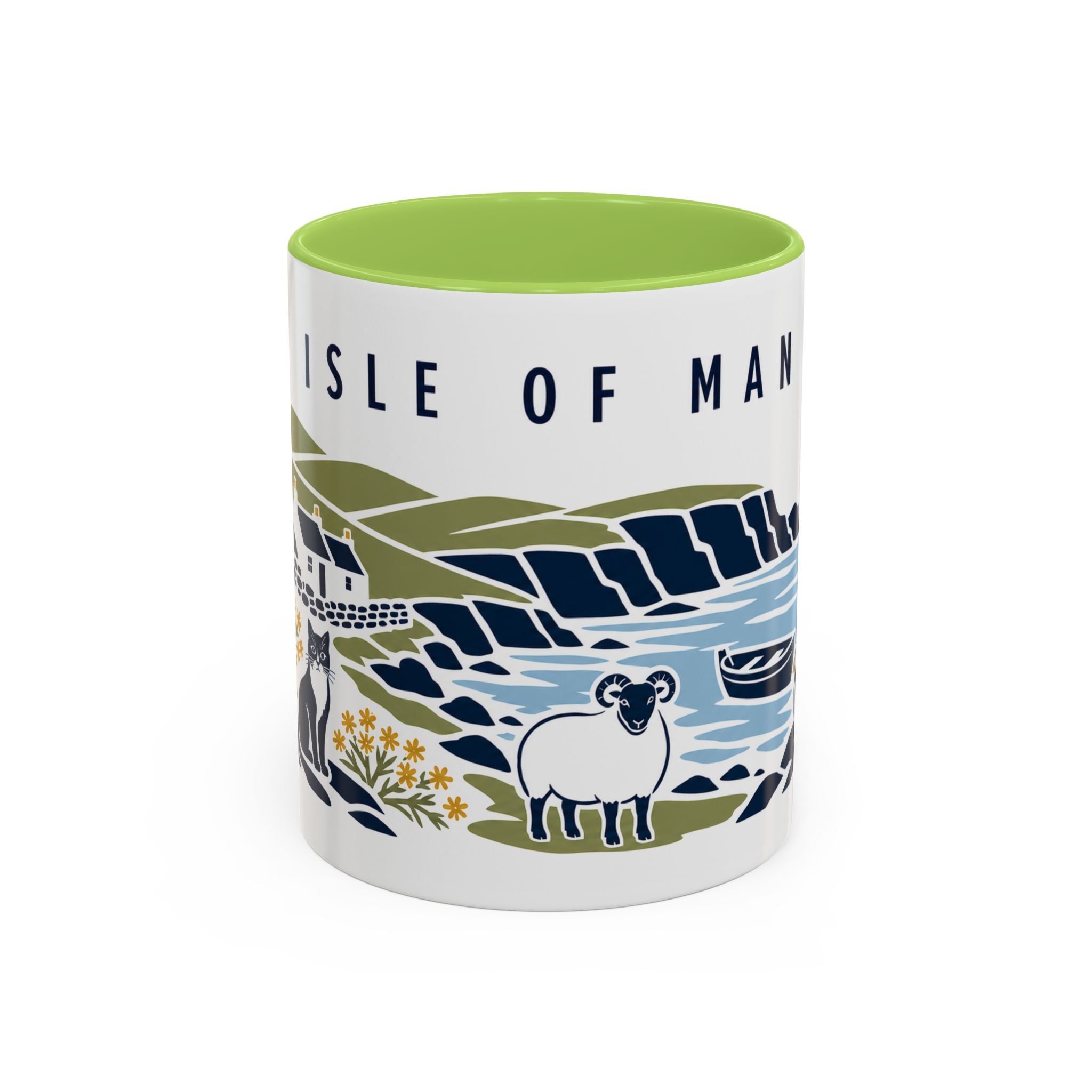 Isle of Man Coffee Mug | Travel Souvenir Accent Mug | Country Gift Ceramic Cup 11oz 15oz