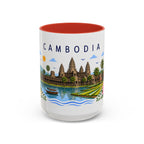 Cambodia Coffee Mug | Travel Souvenir Accent Mug | Place Gift Ceramic Cup 11oz 15oz