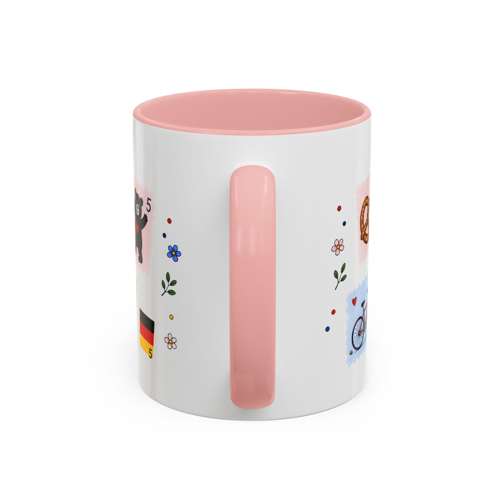 Berlin Coffee Mug | Postage Stamp Collage Mug | Travel Souvenir Accent Cup 11oz 15oz