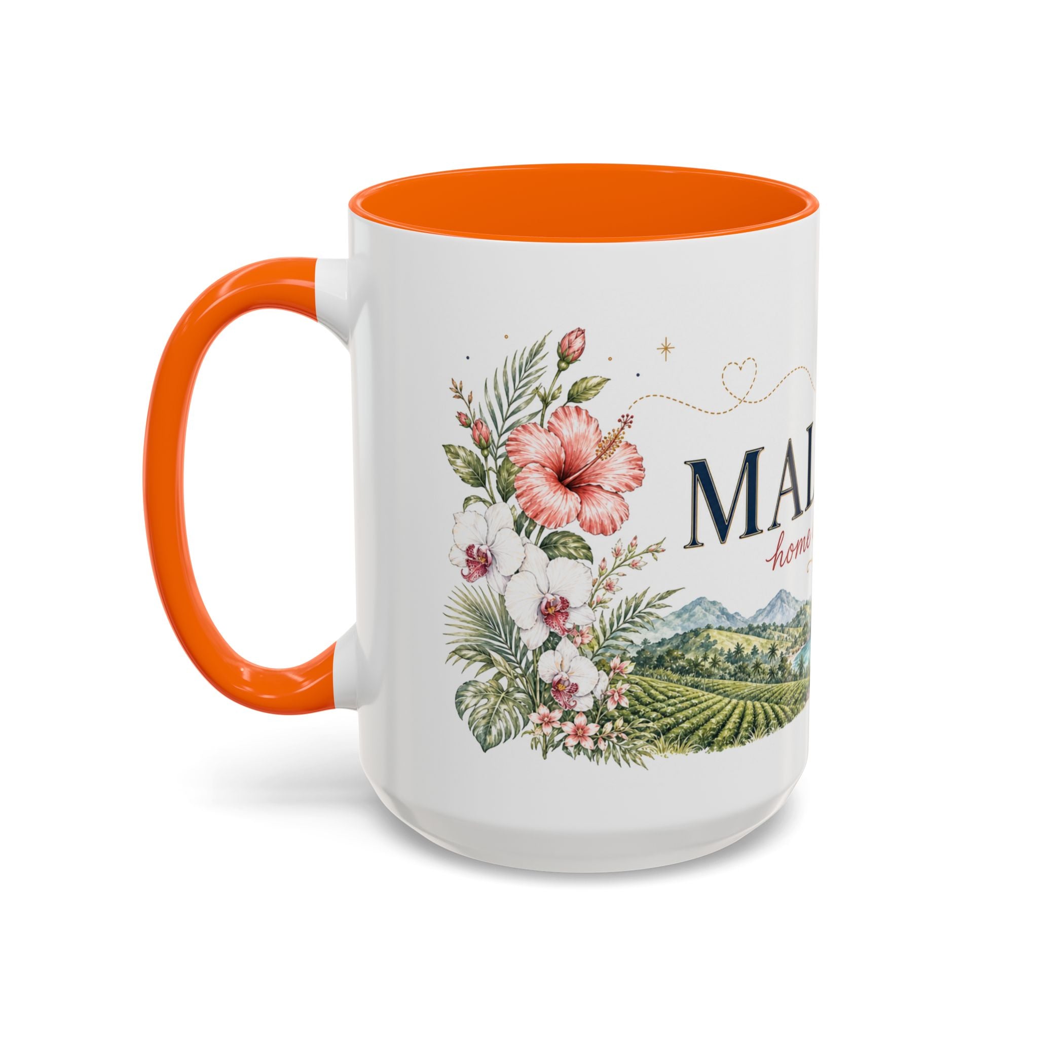 Malaysia Home Country Mug | Moving Away Gift | Long Distance Friendship | 11 oz 15 oz Accent Mug
