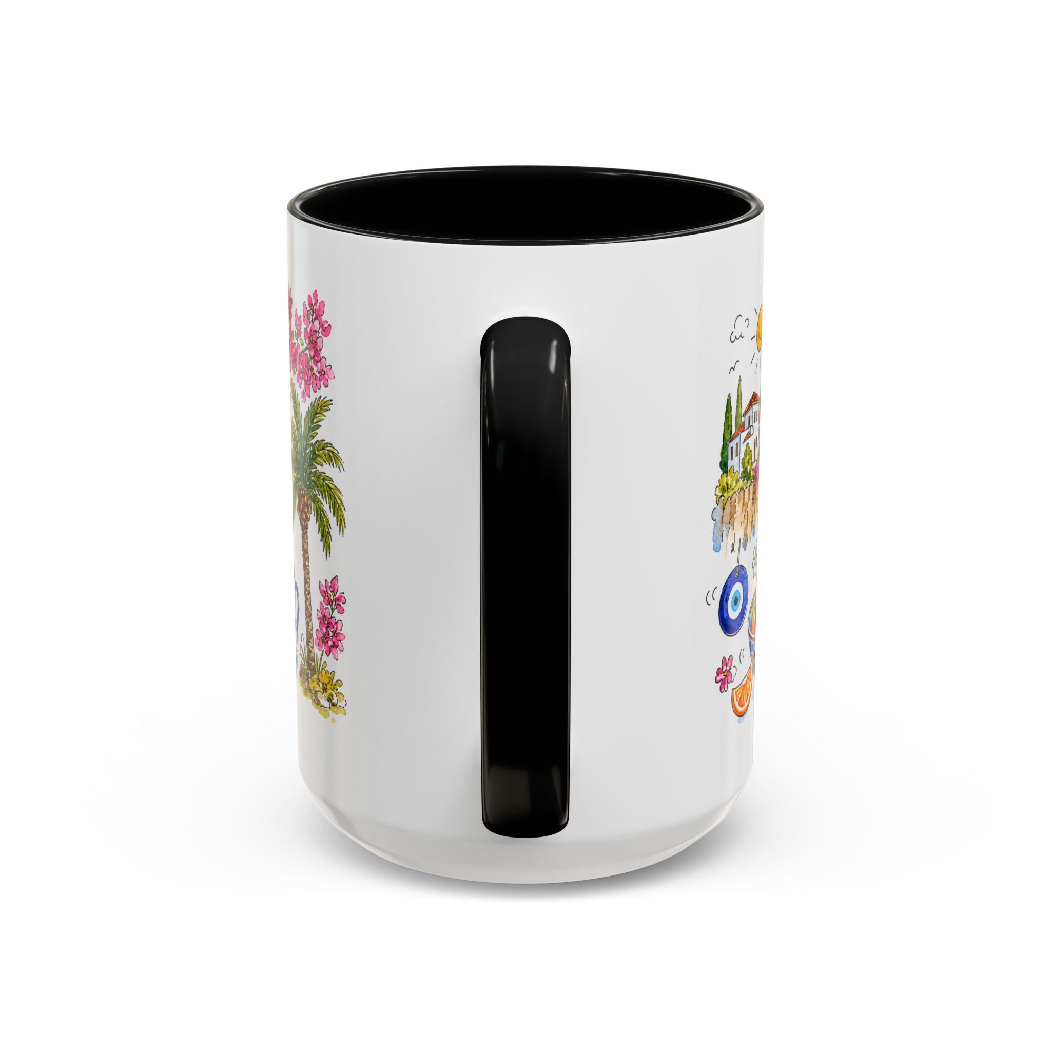 Antalya Travel Mug | European City Souvenir Accent Coffee Mug | 11oz 15oz Ceramic Cup