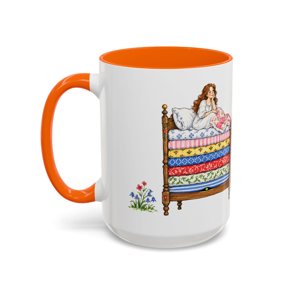 The Princess and the Pea Mug | Storybook Fairy Tale Accent Coffee Mug | EveryLegend