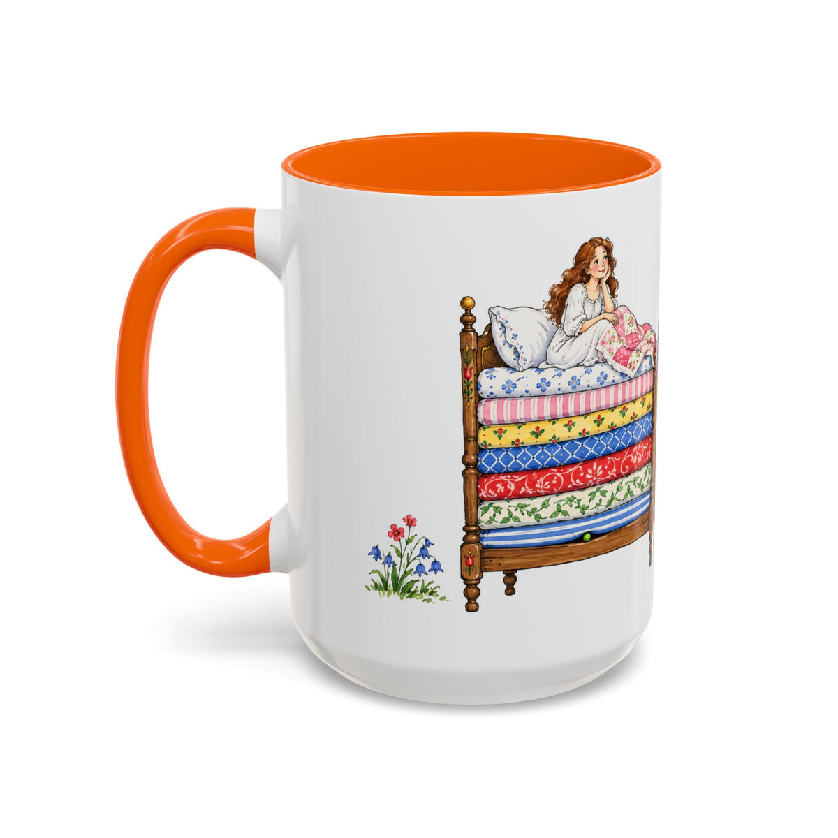 The Princess and the Pea Mug | Storybook Fairy Tale Accent Coffee Mug | EveryLegend